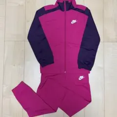 NIKE キッズ ジャージ セットアップ ピンク パープル S