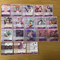 ワンピースカード 紫ドフラミンゴ　デッキパーツ まとめ売り