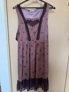 花柄ノースリーブワンピース axes femme M アクシーズファム