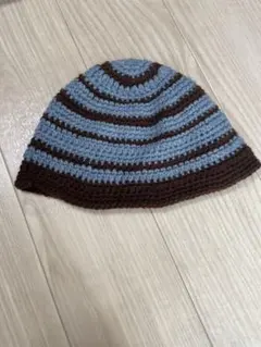 クロシェハット クラッシャーハット　ニット帽　男女兼用