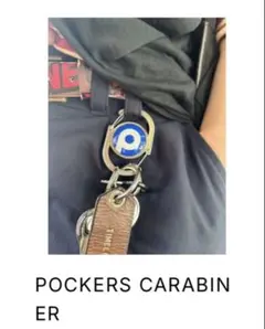 POCKERS (ポーガーズ)カラビナ型キーホルダー
