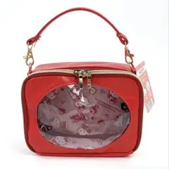 Hello Kitty 2way ポーチ レッドのサムネイル