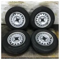 155/80R14 88/86N LT ヨコハマタイヤ　純正スチール4本セット 155/80R14 88/86N LT ヨコハマタイヤ 純正スチール4本セット - メルカリ