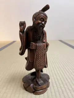 千宗易（利休） 千利休像 木彫 木彫彫刻 一刀彫り - メルカリ