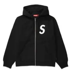 Supreme S Logo Zip Up Hooded Sweatshirt