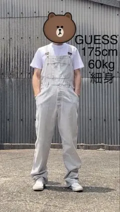 GUESS JEANS オーバーオール USA製 Mサイズ 古着サロペット