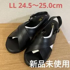 【新品】LLナースシューズ　オフィスサンダル　クロスサンダル　ナースサンダルのサムネイル