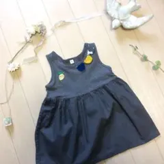 無印良品/ミナペルホネン リメイクワンピース/サイズ80/