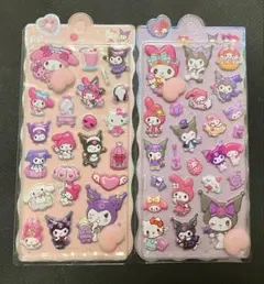 【 おまけ付き 】　おしりシール　2枚セット　ハート　シール　ぷにぷに　ぷっくり