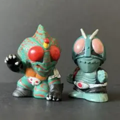 仮面ライダーソフビコレクション 仮面ライダー1号 仮面ライダーアマゾン2体セット