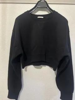 GU スウェットクロップドプルオーバー　M