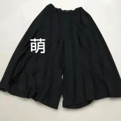 コムコム コムデギャルソン 変形ワイドパンツ リネン ドット