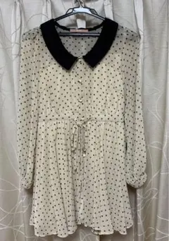 【試着のみ】dazzlin ダズリン　水玉ワンピース