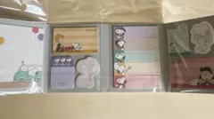 スヌーピーメモ帳付箋セット