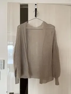 COMME CA ISM ベージュ カーディガン 12-57KT07