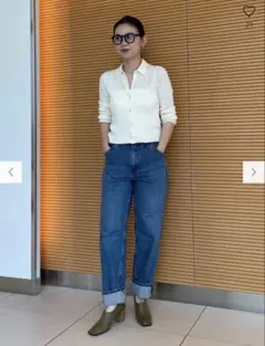 UNIQLO メリノウール リブニットカーディガン ポロニット 長袖