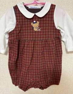 ファミリア　長袖ロンパース　70