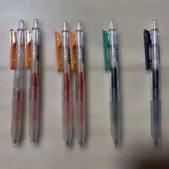 無印良品 Gelインクペンwithクリップ0.5 MM 8本セット