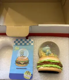 スポンジボブ スノードーム スノーグローブ カーニバーガー　イカルド