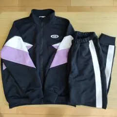 【着用1回 美品】150 Papel lapiz ジャージ 上下 黒 紫