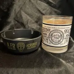 【未使用】CRIME 灰皿&キャンドル セット クライミー ルード