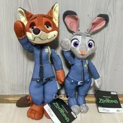 ZOOTOPIA ズートピア 就任式BIGぬいぐるみ ジュディ ニックのサムネイル