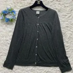 UNICA ユニカ カーディガン アンゴラ混 ダークグレー M