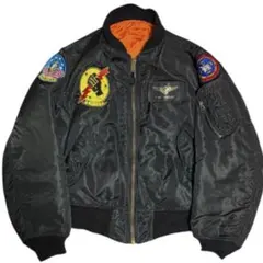 ボロ 90s USA製 Alpha MA-1 フライトジャケット 50s 復刻 - メルカリ