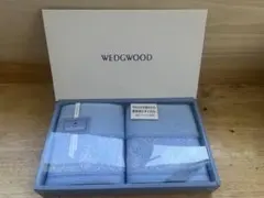 【箱付き】WEDGWOOD ウェッジウッド フェイスタオル 2枚セット ブルーのサムネイル