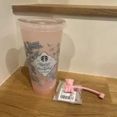 スターバックス　ミステリーカラーチェンジングリユーザブルコールドカップ　ピンク