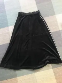 ベロア　ロングスカート