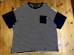 WHIZLIMITED ウィズリミテッド　ストライプ ポケットTシャツ　グラムのサムネイル
