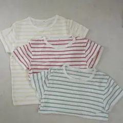 無印良品　ボーダーTシャツ 3枚セット