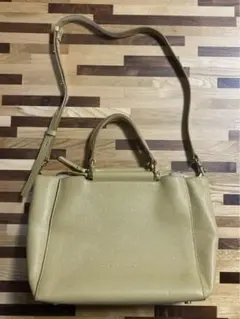 イアクッチ　バッグ 2way ショルダー ダークイエロー レザー　本革