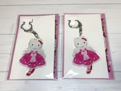 サンリオピューロランド アクリルキーホルダー キティ 2点セット
