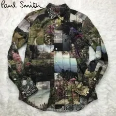 【激レア】Paul Smith ポールスミス コレクション 総柄 長袖シャツ M