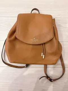 kate spade ブラウン レザー リュック
