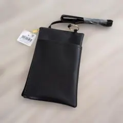 スマホバッグ　スマホポーチ　スマホショルダー　黒　新品