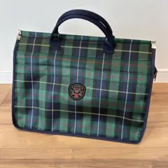 スクールバック レッスンバック おけいこバック 通園バック チェック柄新品未使用