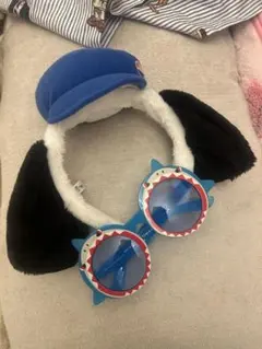 USJ スヌーピーカチューシャ&ジョーズサングラス　2点セット