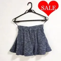 秋服 冬服 スカート ツイード ミニスカート グレー ウエストゴム 美脚 秋 冬