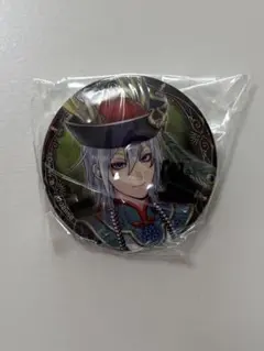 【新品未使用　ホログラム】シルバー　缶バッチ　ツイステ