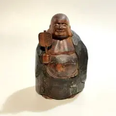 骨董 弘法大師 土人形 空海 高野山 仏具 法具 密教 護符 独鈷杵 呪物