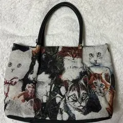 トートバッグ　猫　ゴブラン