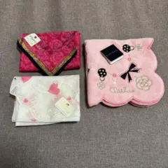 【ハンカチ 3枚セット】CLATHAS / Ungaro / COURREGES