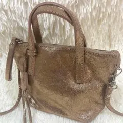 GIANNI CHIARINI ジャンニキャリーニ　ショルダーバック ゴールド