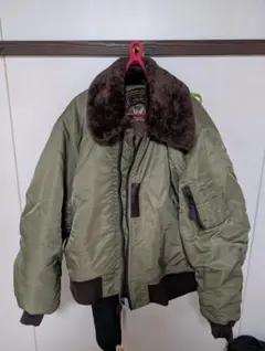 ウ*ノ様 B15D 米軍実物 50s 黒タグ フライトジャケット アメカジ ヴィ
