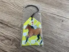 御守り袋　馬　猫　勝守