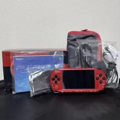 【付属品完備】PSP-3000 レッドブラック 本体セット