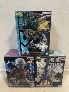 僕のヒーローアカデミア フィギュアセット　緑谷出久　ミルコ　荼毘